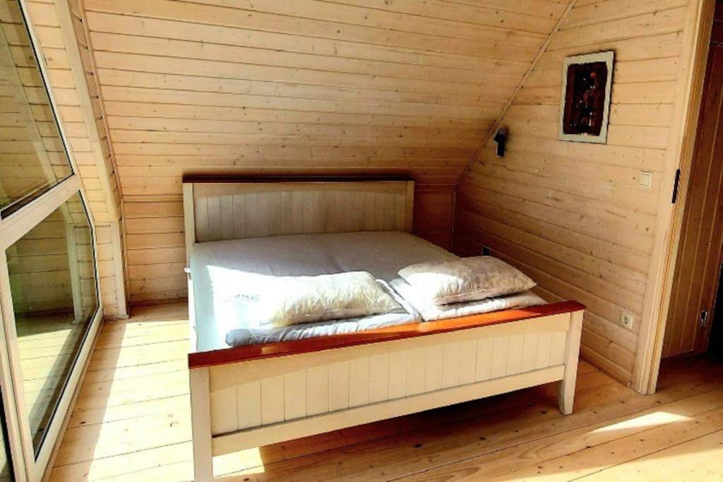 Ferienhaus“ Blaues Wunder“ Am Wasser Mit Grill * Nowe Warpno